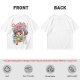 Olive T-Shirt with One Piece Tony Tony Chopper Pirate Skull Print