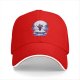 Black Baseball Cap With Fantasy Moonlit Character Art Print