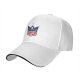 Black baseball cap with TRAYLOR crown shield logo and microphone design