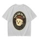 Olive green t-shirt with encouraging coffee character graphic and motivational text