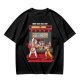 Olive T-shirt with Fast Food Themed Street Fighter Style Fight Artwork