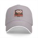 Black baseball cap with sushi heart graphic and text