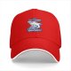 Black Baseball Cap With Shark 'I'm Not Angry Just Hungry' Print
