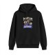 Black hoodie with Mister Goodboy dog graphic print