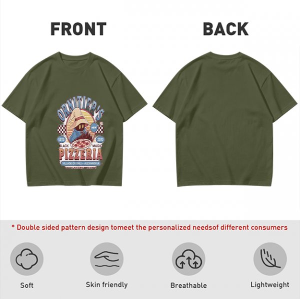 Ornitier's Black Magic Pizzeria Graphic T-Shirt