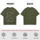Olive T-shirt with 'I Drink And I Know Things' Lion Beer Graphic