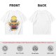 Olive T-shirt with Cool Stylized Duck Graphic Print
