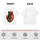 Olive T-Shirt Featuring Monkey D. Luffy Sunset Pirate Ship Art