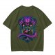 Dungeon Dragon and Warrior Graphic T-Shirt for Fantasy Game Fans