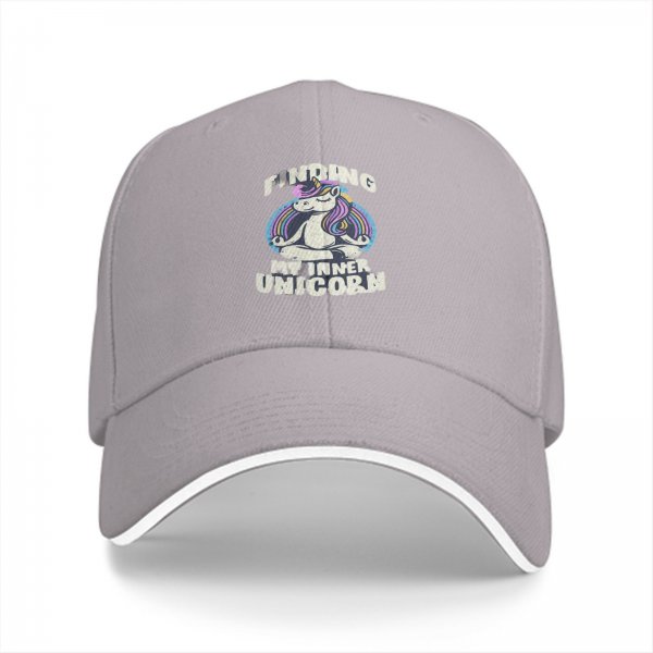 Finding My Inner Unicorn Black Baseball Cap