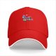 Black baseball cap with rainbow piñata donkey graphic