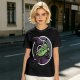 Olive T-Shirt With Cute Green Witch Wearing Glasses Graphic