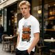 Olive t-shirt with 'Mornings are for coffee & contemplation' print