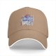 Black Baseball Cap With Japanese Anime Inspired Graphic Print