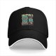 Black baseball cap with Creature's Tiki Lounge Seafood Bar graphic