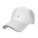 Black Baseball Cap With Stacked Coffee Cups Graphic