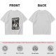 Olive T-Shirt With Skeleton Banjo Player Graphic