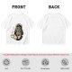 Olive T-shirt with Darth Vader holding a steaming coffee cup