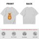 Olive T-Shirt With Cute Pumpkin Creature And Moon Star Print