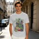 Kap'n Krunch Zombie Pirate Graphic Olive T-Shirt