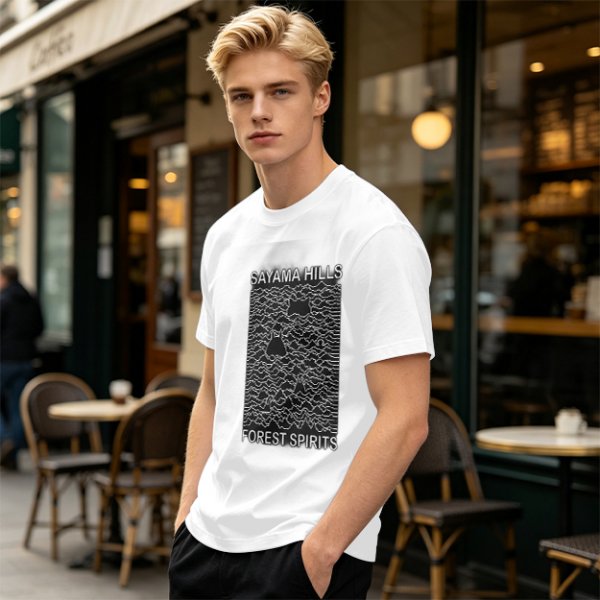 Sayama Hills Forest Spirits Graphic Olive T-Shirt