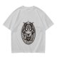 Olive T-Shirt With Cute Emotional Support Demon Goat Graphic