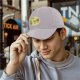 Black Baseball Cap With Pizza Club Pineapple Slice Graphic