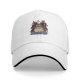 Black baseball cap with Totoro graphic and Japanese text print