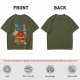 Olive Dungeons and Dragons Dice Bag Let's Roll Graphic T-Shirt