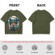 Spirited Away Bathhouse Graphic Tee with No Face and Dragon Art
