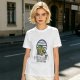 Olive green graphic t-shirt with Tonberry 'Good Night' print