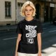 Olive Graphic T-Shirt With 'Damn Fine Coffee' Skull Mug Print