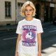 Unicorn Hunter Graphic Tee with Sword and Sparkle Design