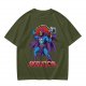 Skeletor Lord of Destruction Graphic Olive T-Shirt