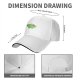 Black Baseball Cap With Cute Green Dinosaur Graphic