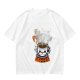 Olive Green T-Shirt With Cute Coffee Cup Graphic and Problem Solution Text