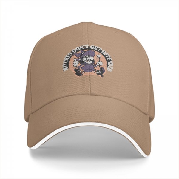 Witches Don't Get Offended Graphic Black Baseball Cap