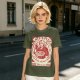 Dante's Pizza Devil Trigger Themed Graphic T-Shirt