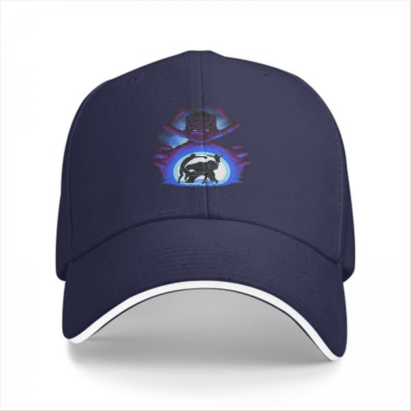 Black Baseball Cap With Dark Fantasy Villain Portal Art Print