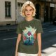 Hunter x Hunter Anime Graphic Tee with Sunset Landscape Art