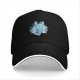 Black Baseball Cap With Watercolor Forest Spirit Art Print
