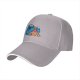 Black baseball cap with Cookie Monster covering a gingerbread man’s eyes