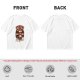 Olive graphic t-shirt with stressed but still magical dragon print