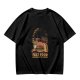 Olive T-Shirt With Sacred Fast Food Combo Graphic Print