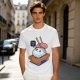 Olive T-Shirt With Sad Sushi Character Saying Thanks Chef Print