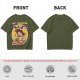 Olive Anime Ramen Graphic T-Shirt