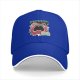 Black baseball cap with tomato power-up snack graphic