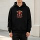 Black Hoodie With Praise The Slice Pizza Demon Graphic