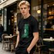 Olive Christmas T-Shirt With 'Let's Get Baked' Gingerbread Man Print
