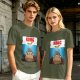 Olive T-Shirt With Cartoon Kong Banana Water Print